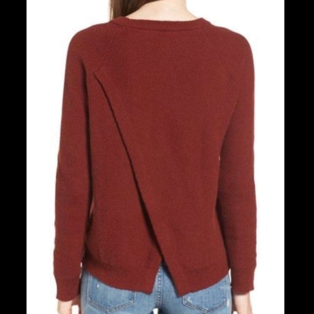 Madewell Province Sweater - Burnished Mahogany XS